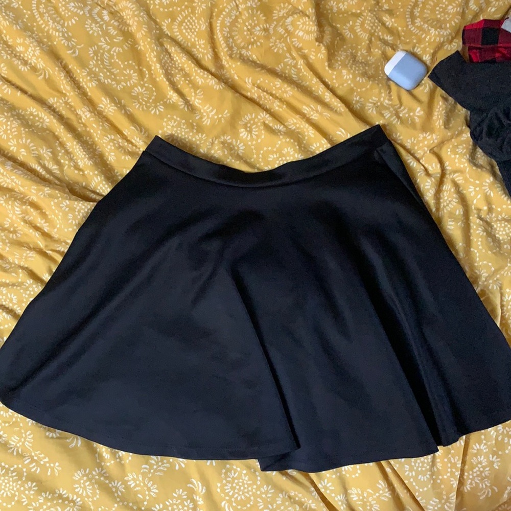 Simple black skirt